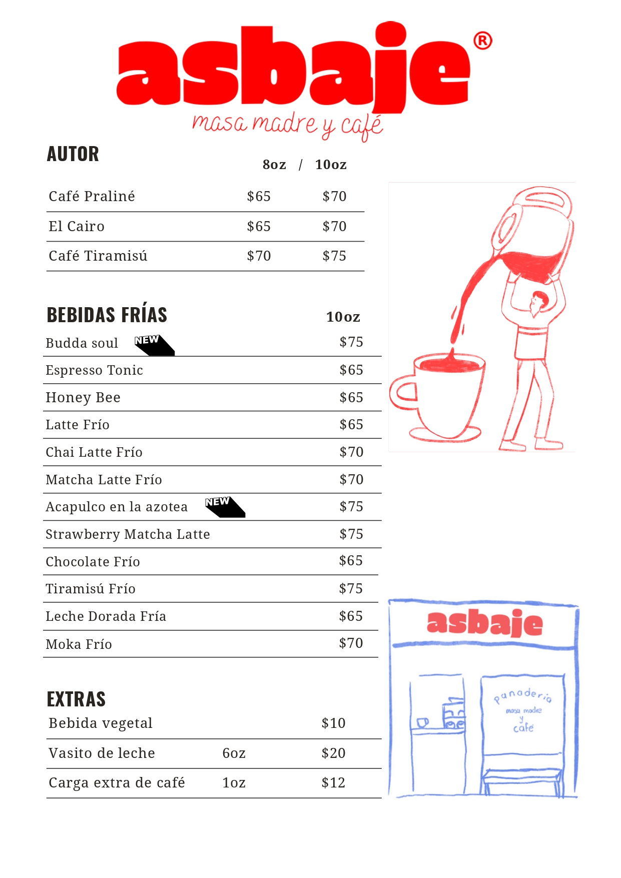 Menú de Bebidas - Página 2